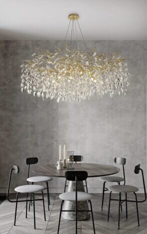 Candelabru Miracle Drop Dining 1200x450, 13 surse de iluminare